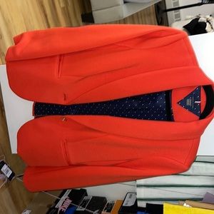 NEW Tommy Hilfiger Orange Blazer